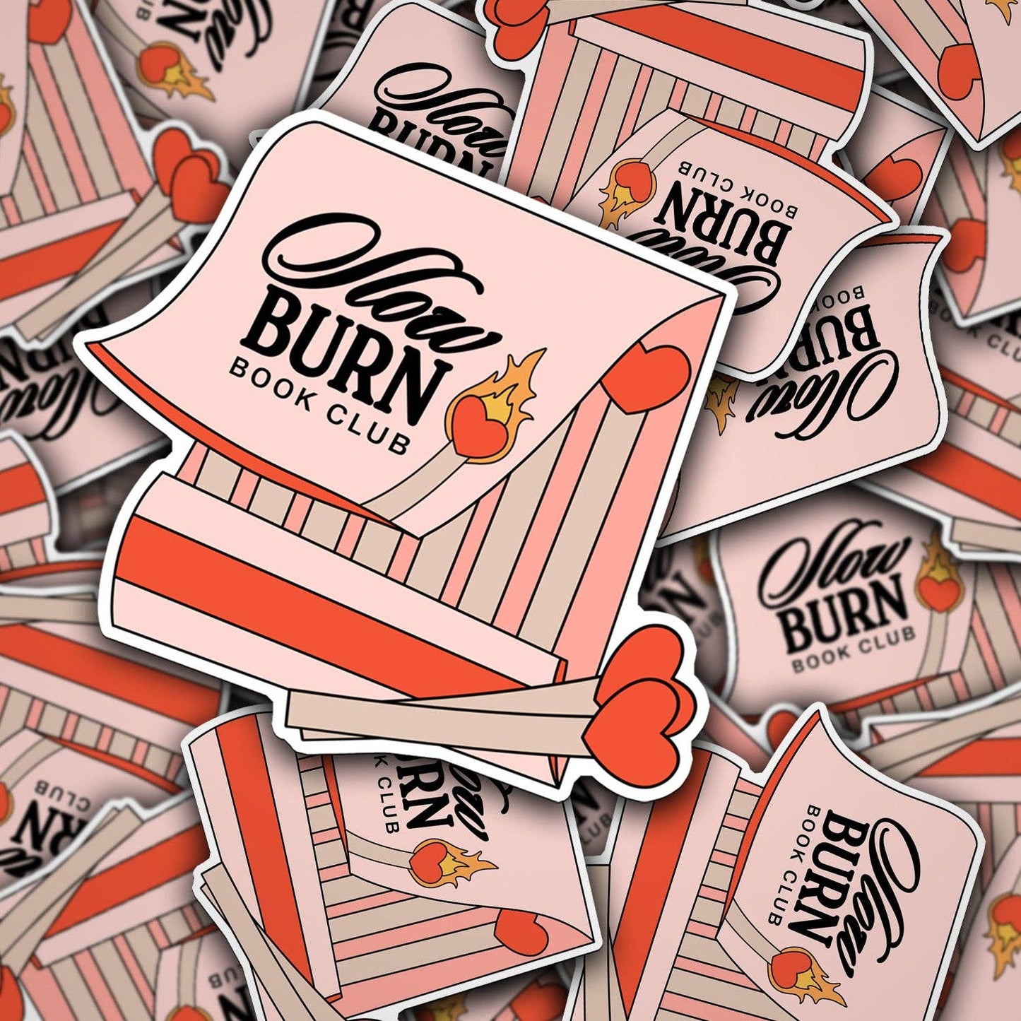 Sticker: Slow Burn Book Club Matchbook