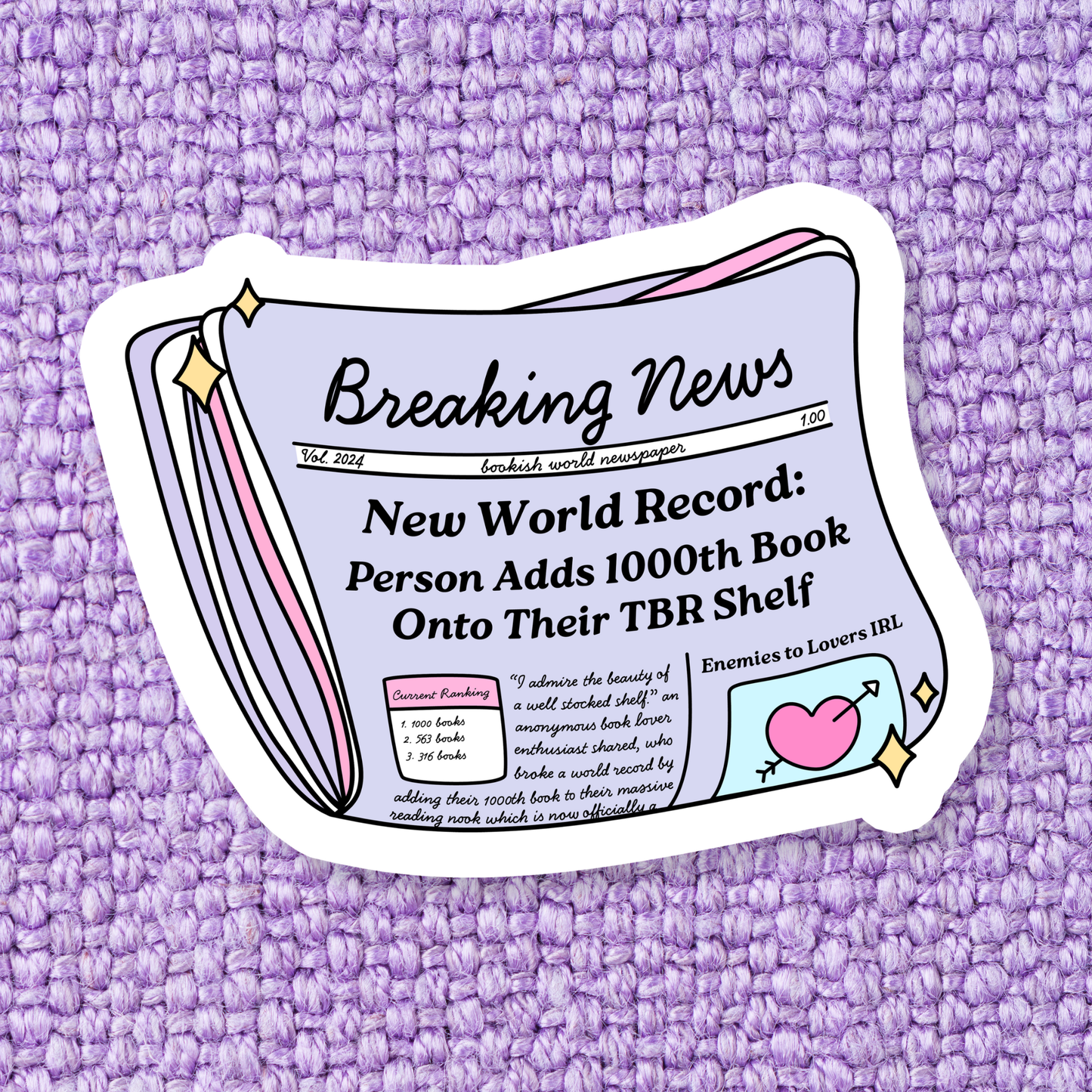 Sticker: Breaking News