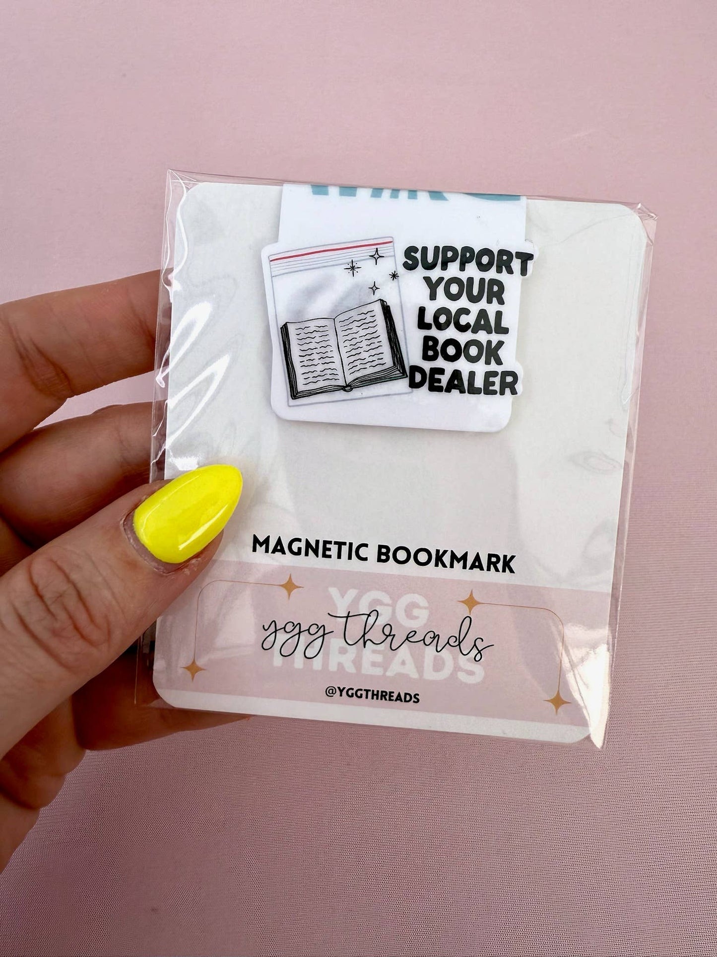 Support Your Local Book Dealer | Magnetic Bookmark: Gloss