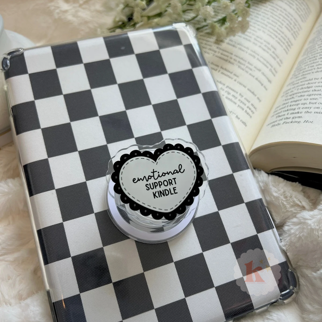 Kindle Grip - Black Emotional Support Kindle (Magsafe)