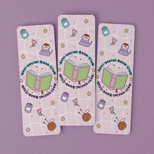 Bookmark Anti Social Book Club