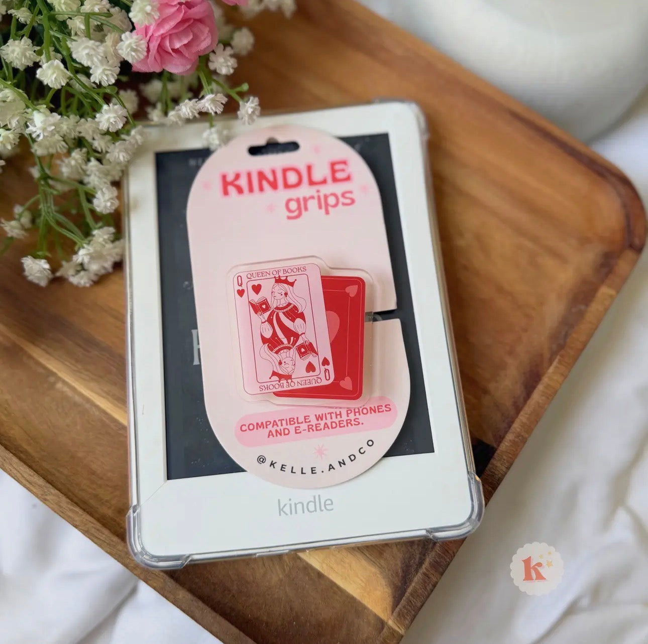 Kindle Grip - Queen of Books
