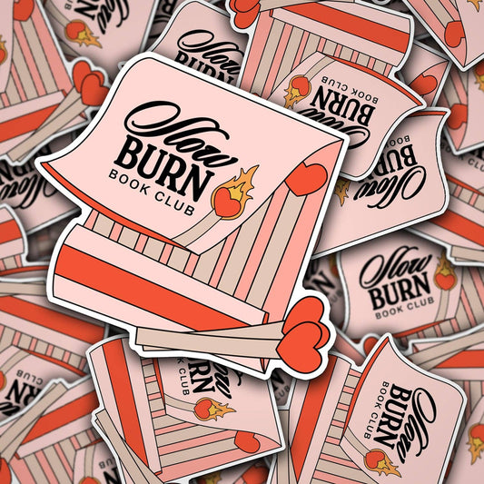Sticker: Slow Burn Book Club Matchbook