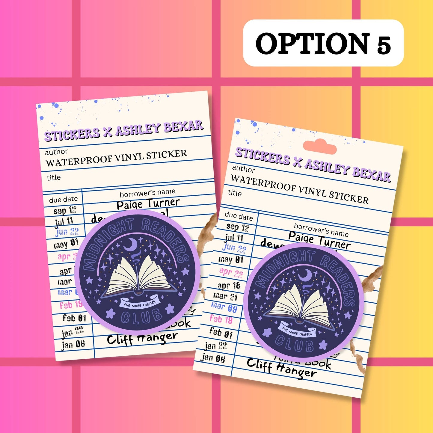 Midnight Readers Club Sticker