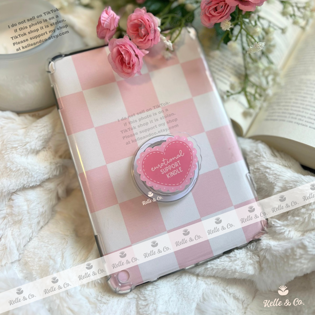 Kindle Grip - Pink Emotional Support Kindle (Magsafe)
