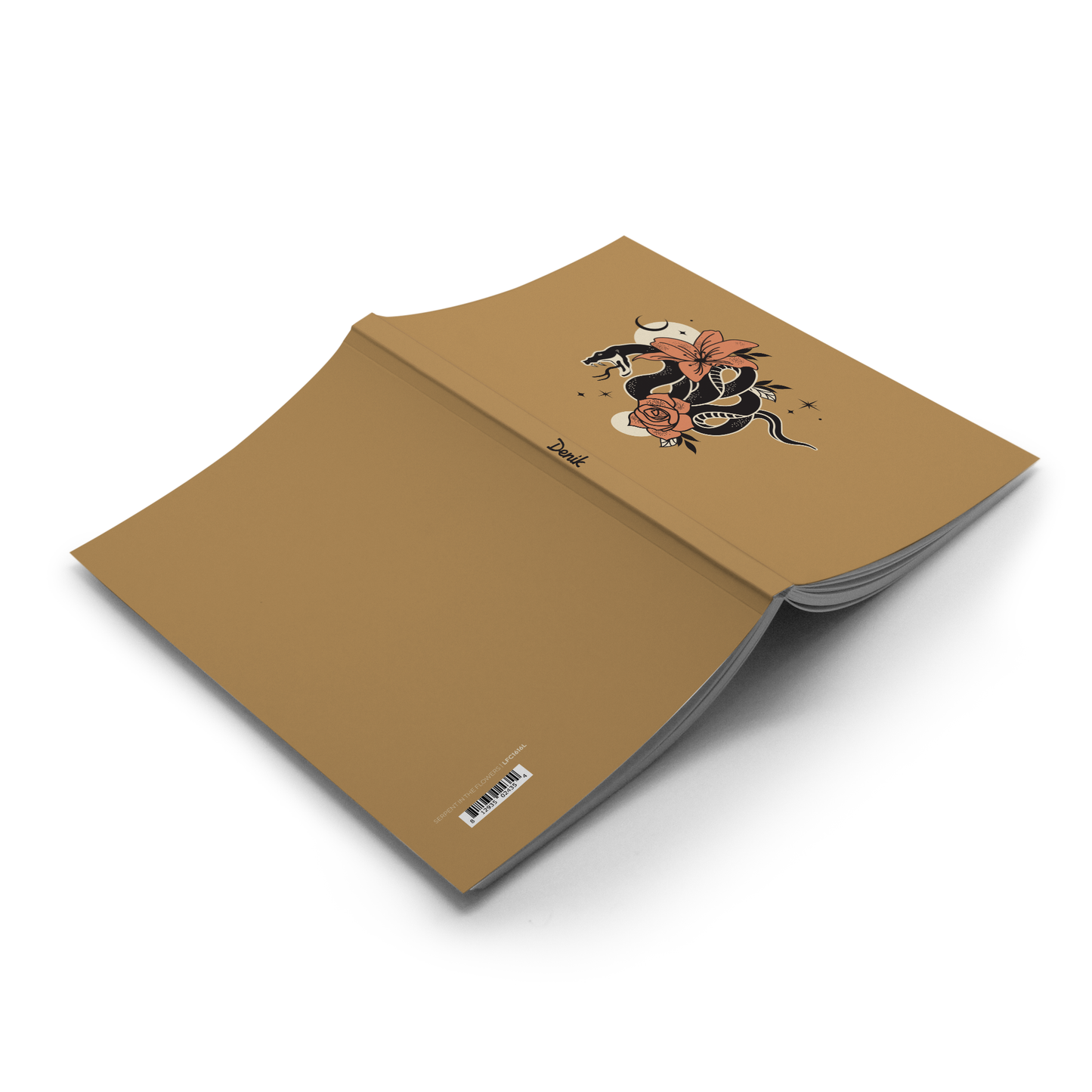 Snake in the Flowers Layflat Notebook