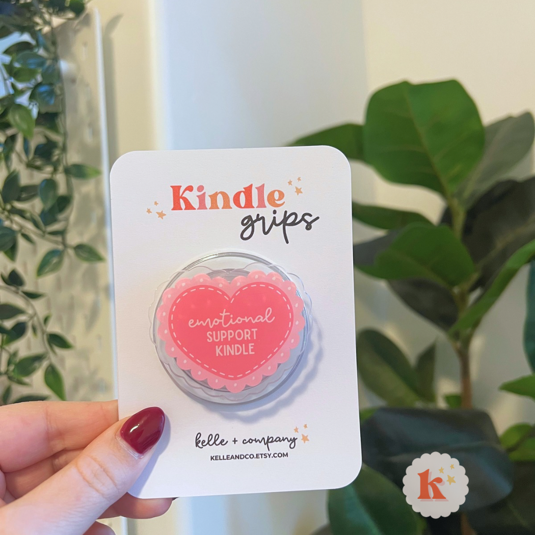 Kindle Grip - Pink Emotional Support Kindle