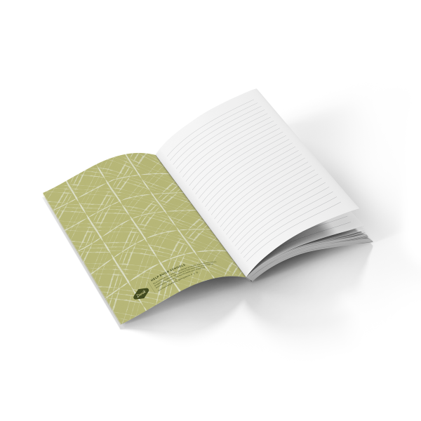 Pink Purple Flowers Classic Layflat Notebook Journal
