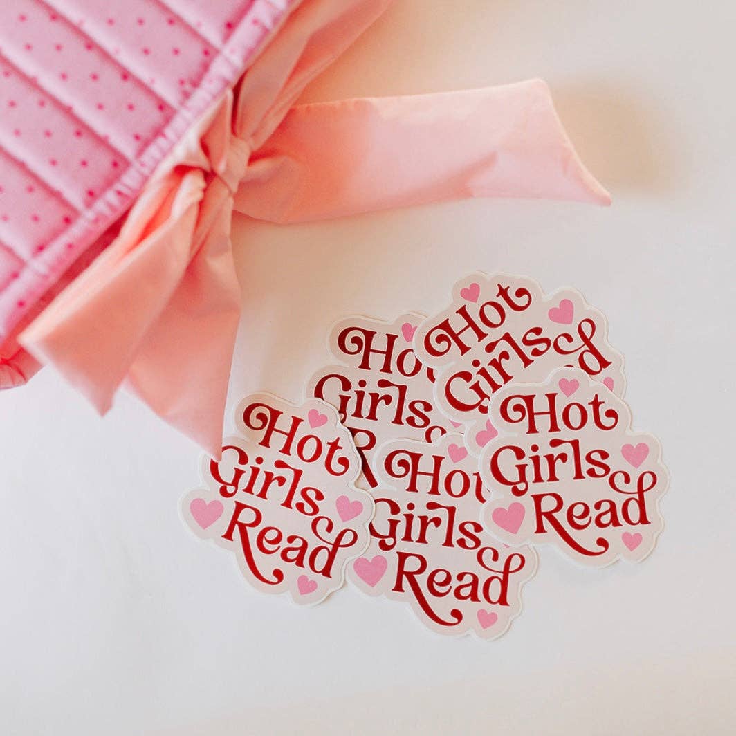 Vinyl Decal Hot Girls Read