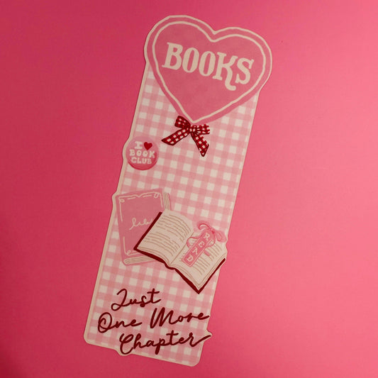 Bookmark I Heart Book Club Just One More Chapter
