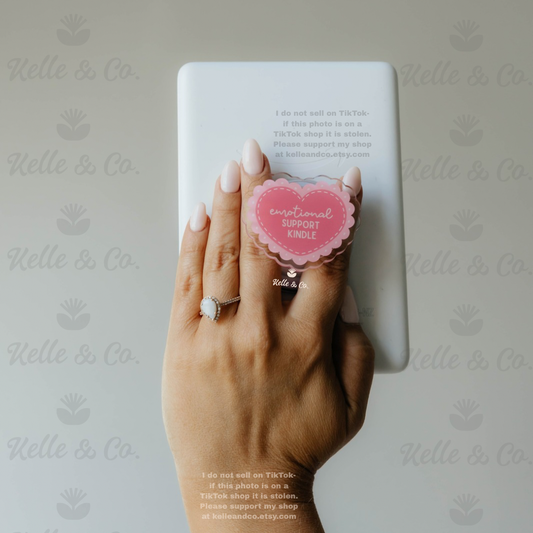 Kindle Grip - Pink Emotional Support Kindle (Magsafe)