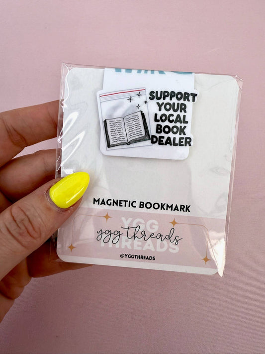 Support Your Local Book Dealer | Magnetic Bookmark: Gloss