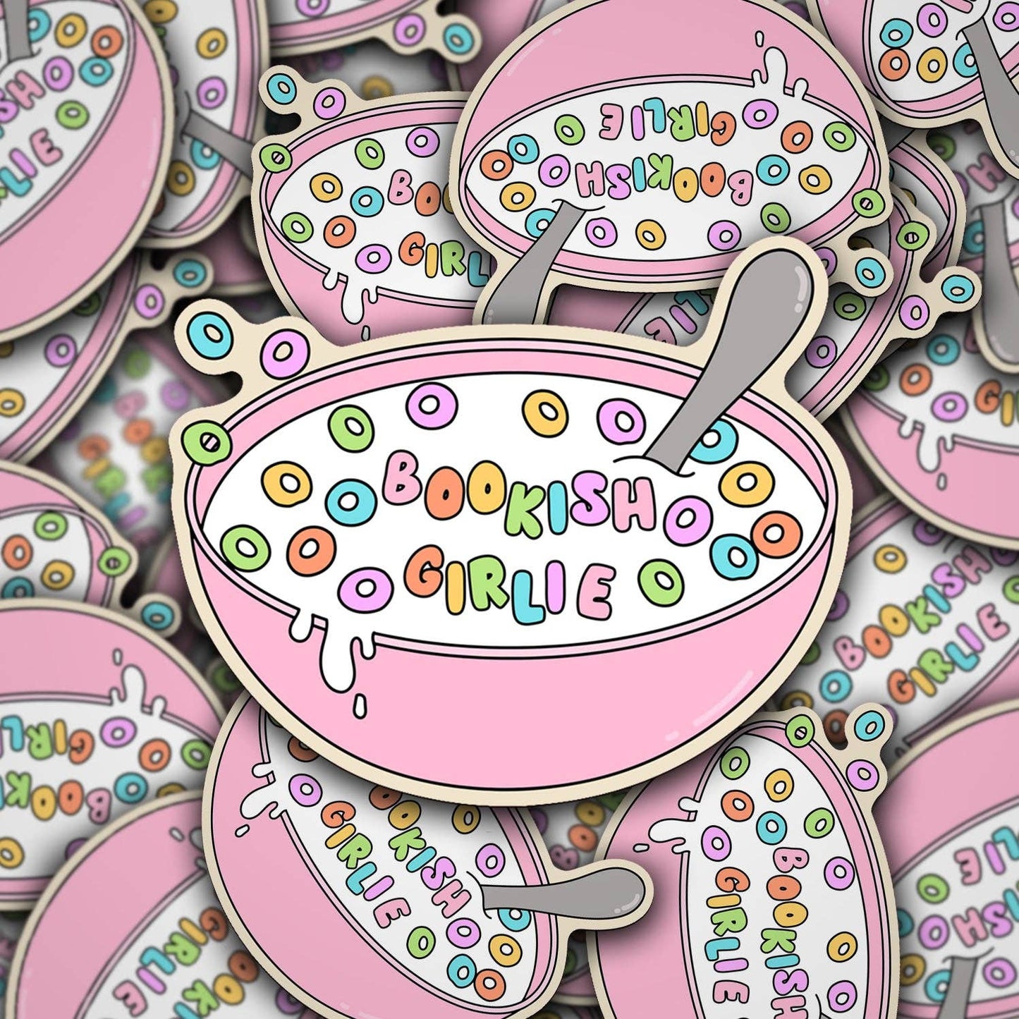 Sticker: Cereal Bookish Girlie
