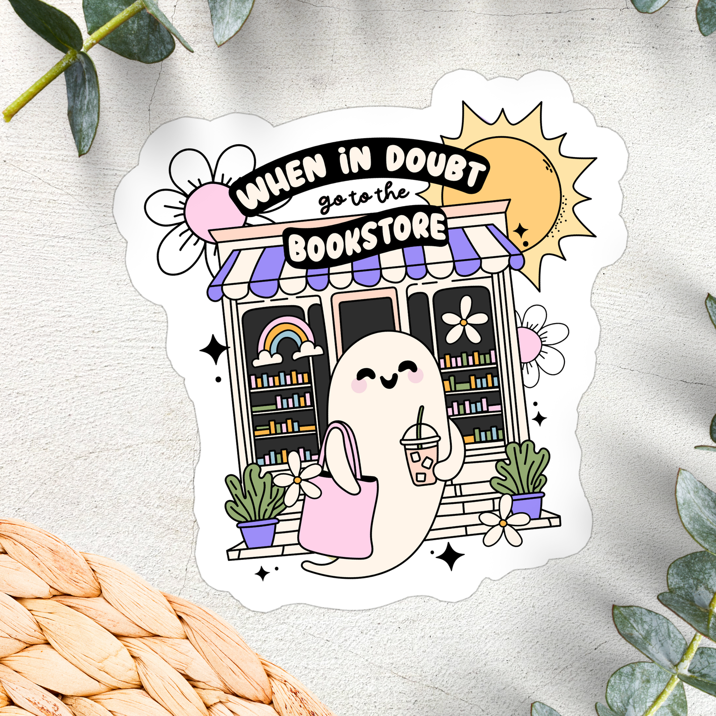 Sticker: When in Doubt Bookstore