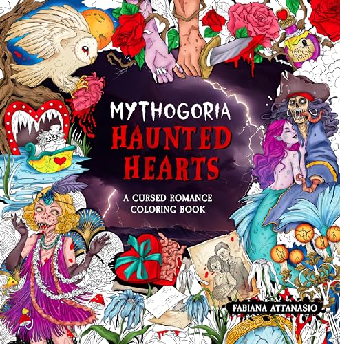 Haunted Hearts: A Cursed Romance Coloring Book