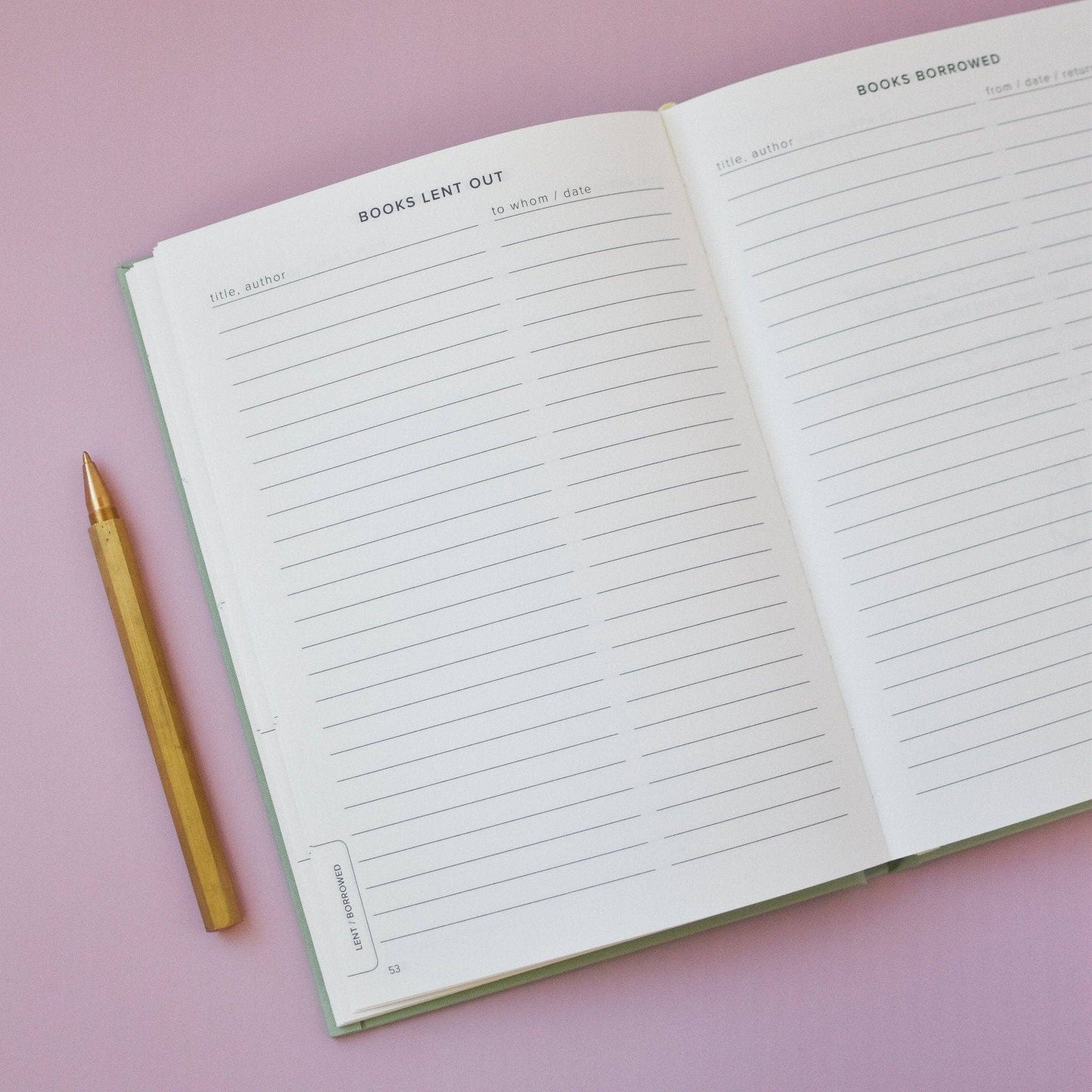 Reading Journal (Original): Beige