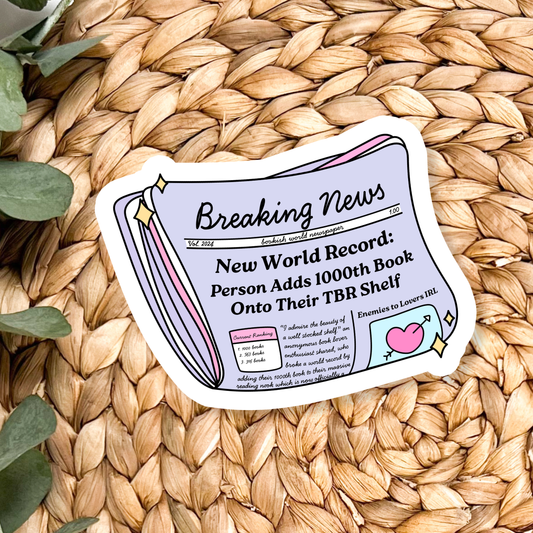 Sticker: Breaking News