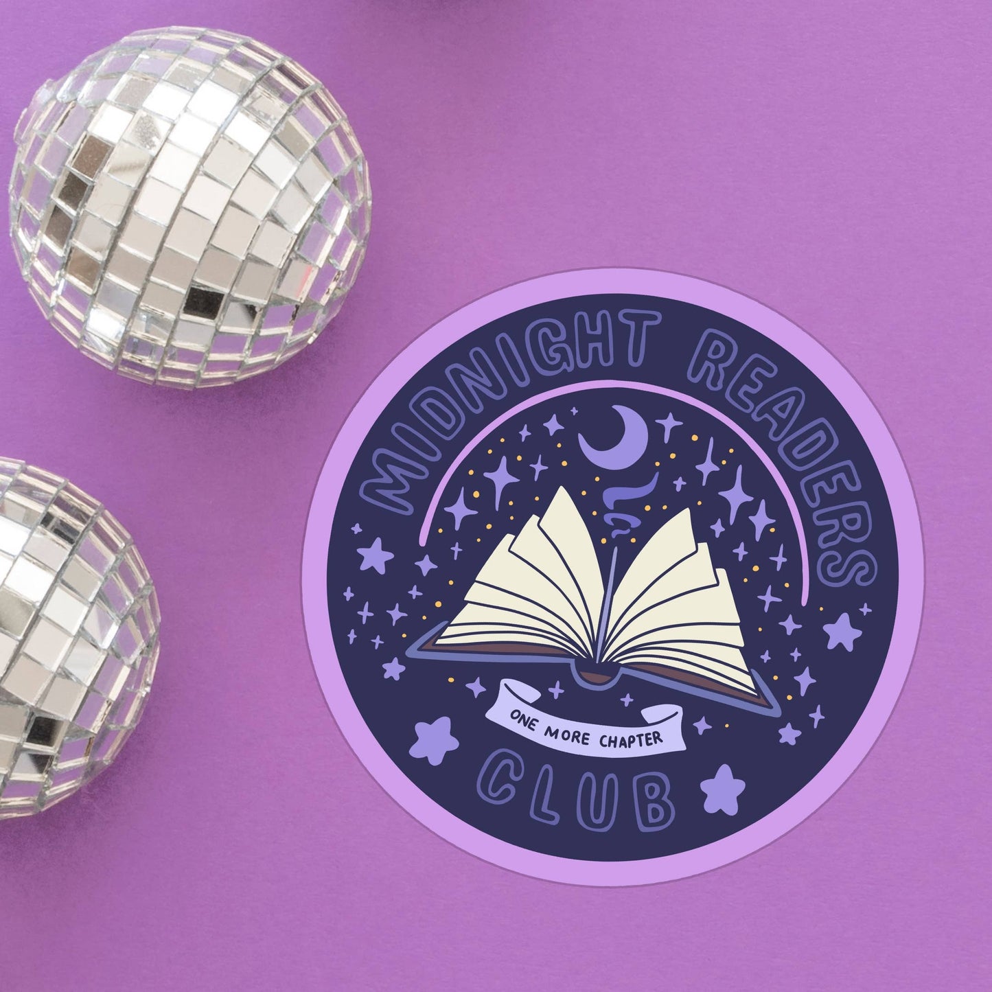 Midnight Readers Club Sticker
