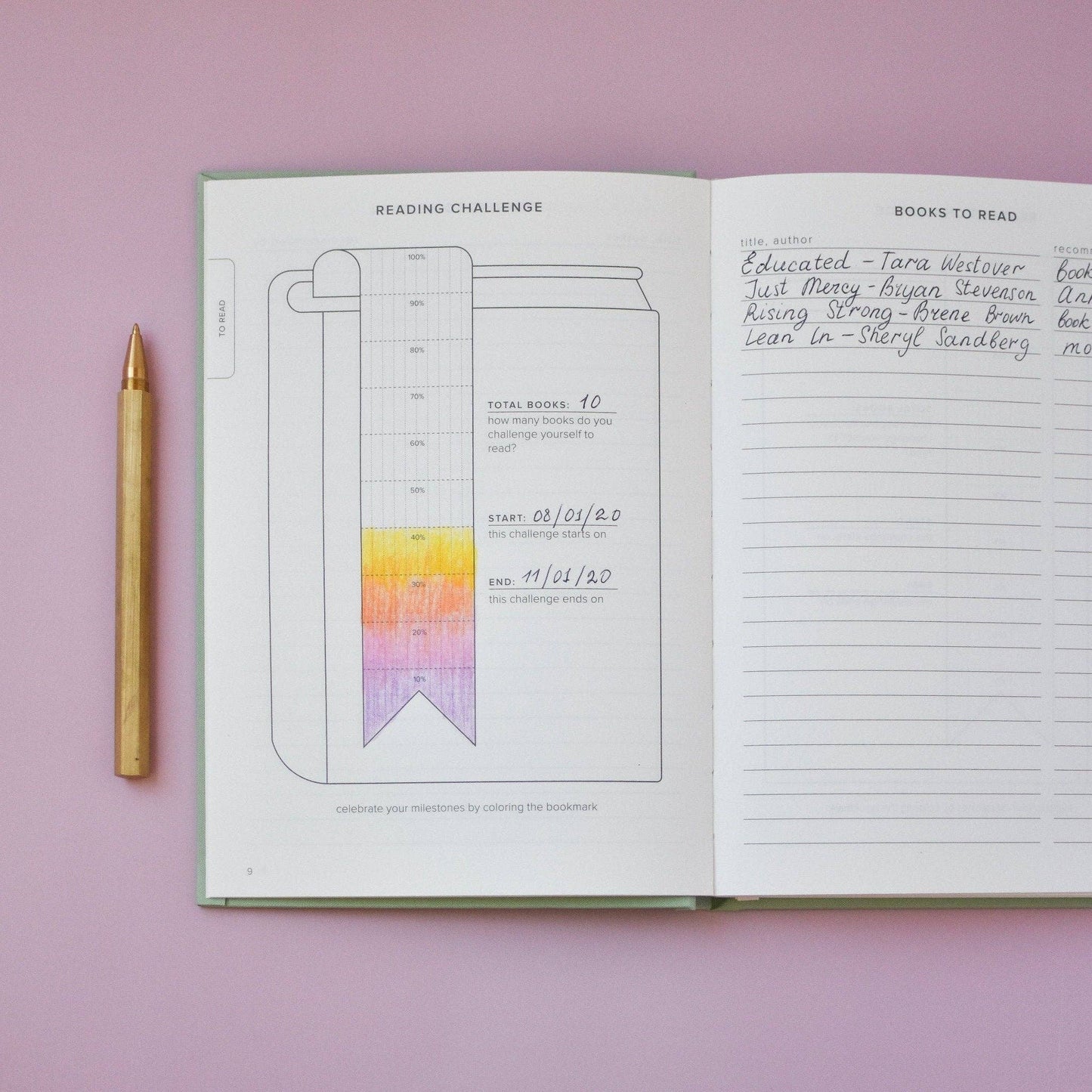 Reading Journal (Original): Green