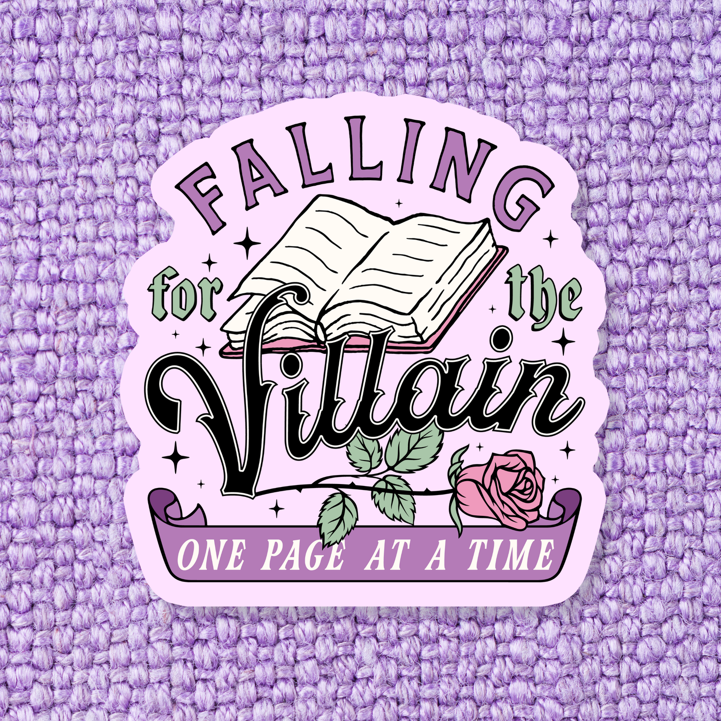 Sticker: Falling for the Villain