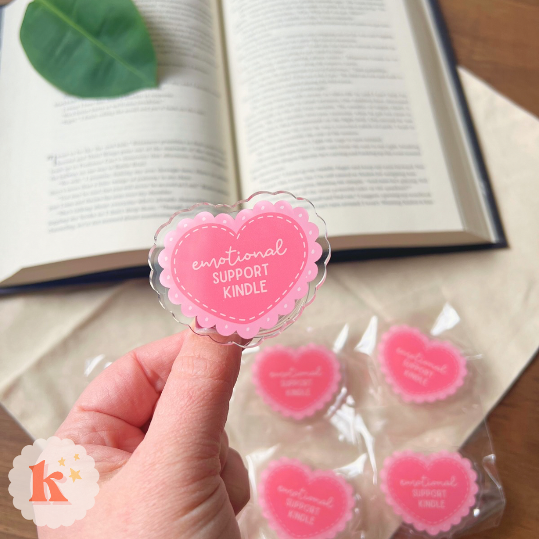 Kindle Grip - Pink Emotional Support Kindle