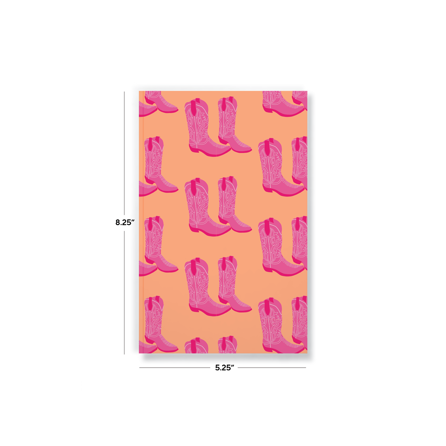 Cowgirl Boot Classic Layflat Journal Notebook