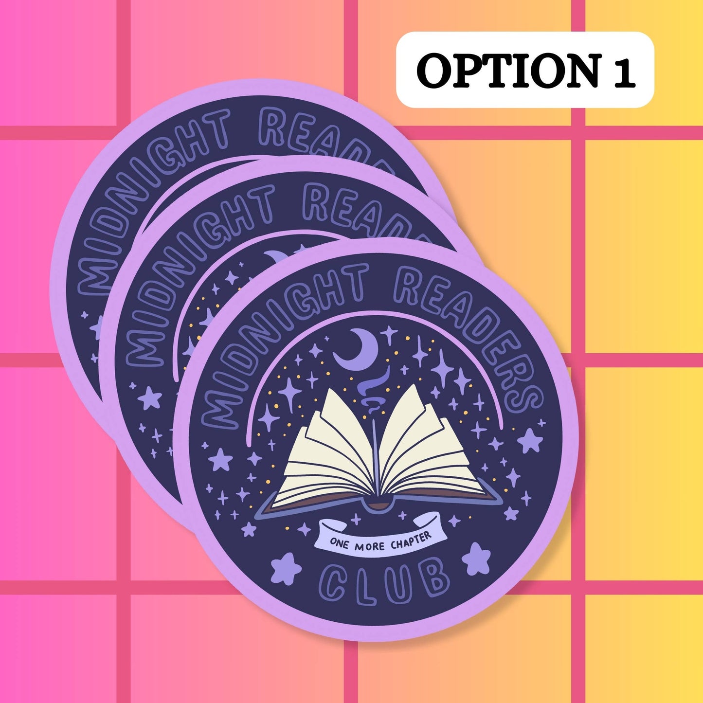 Midnight Readers Club Sticker