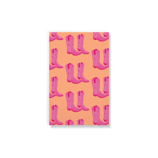 Cowgirl Boot Classic Layflat Journal Notebook